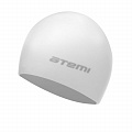 Шапочка для плавания Atemi SC108 силикон, белый 120_120
