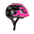 Шлем детский RGX с регулировкой размера 50-57 Flame черный\розовый 120_120
