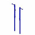 Стойки волейбольные универсальные круглые пристенные с системой натяжения (цвет синий) Dinamika ZSO-004267 120_120