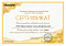 Сертификат на товар Мат Kampfer №1 (100 х 50 х 10)-винилискожа